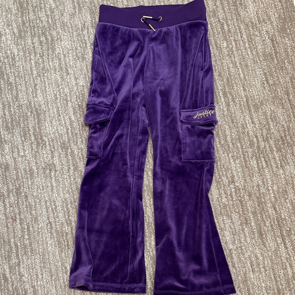 Justice Purple Velour Set - Picture 4 of 4